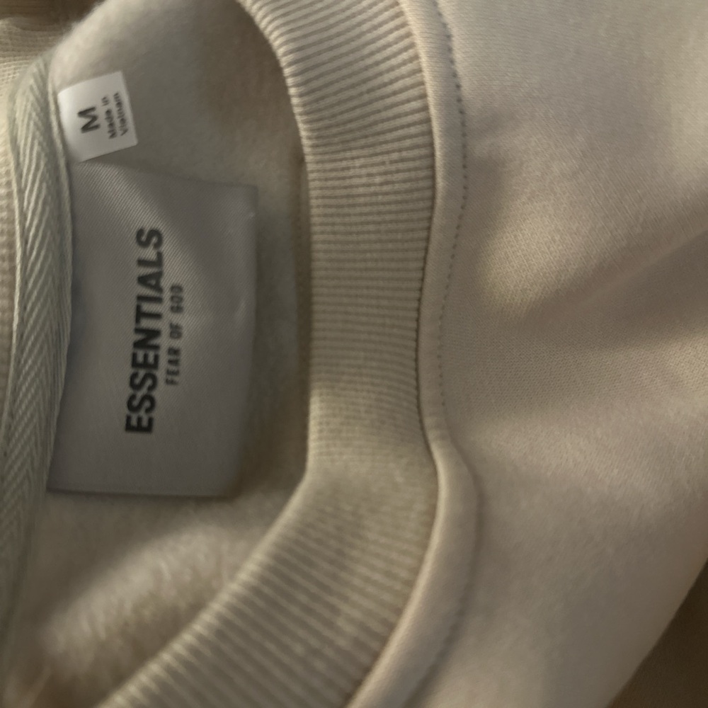 Essentials Cream Crewneck Sweatshirt - Picture 5 of 5